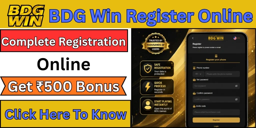 BDG Win Register